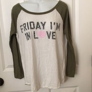 American Eagle Baseball T-shirt